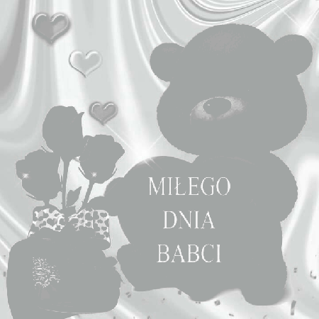 Misiu miłego dnia Babci